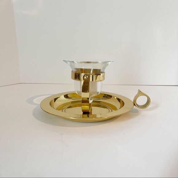 PartyLite  nautical bell Brass Candle holder - Picture 2 of 6